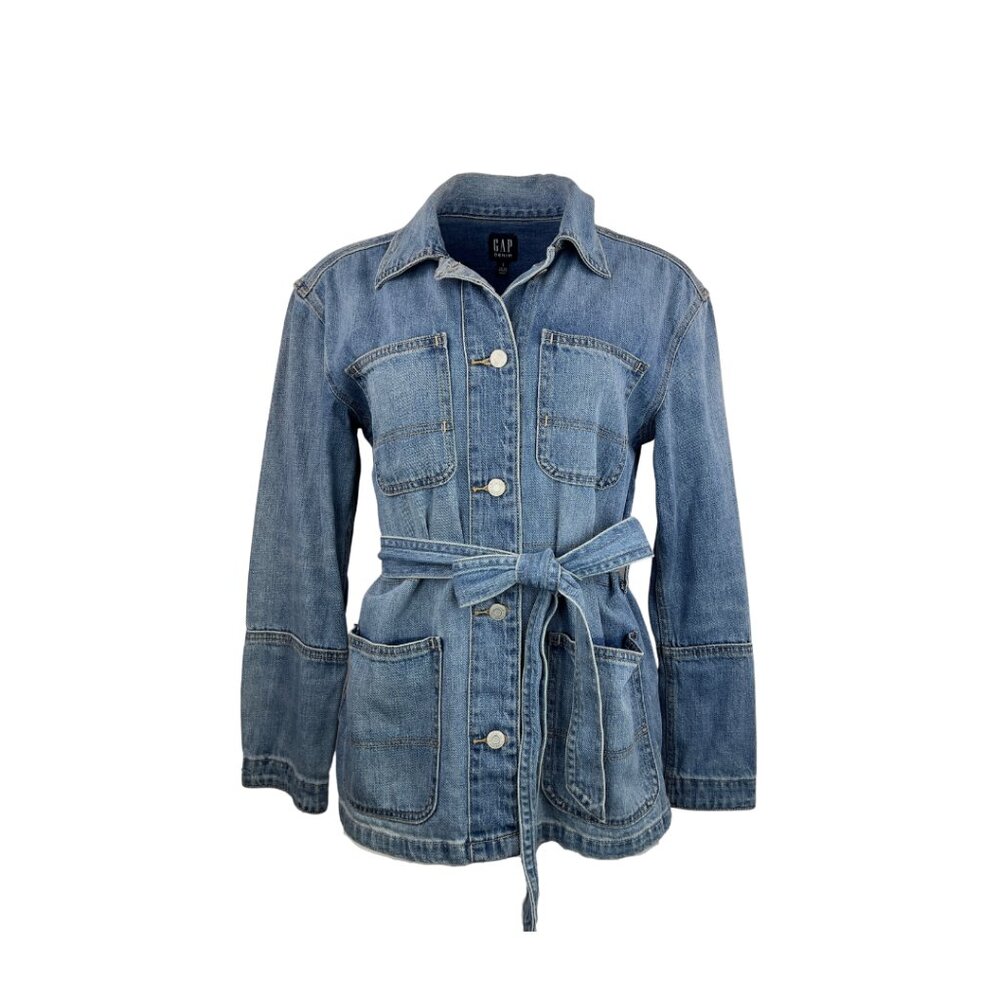 Vintage Gap Denim Work Jacket with Belt
